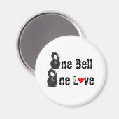 Eine Klingel, eine Liebe Magnet (Vorderseite/Rückseite)