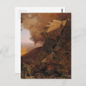 Eine Klippe in den Catskills Postkarte (Vorne/Hinten)