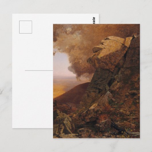 Eine Klippe in den Catskills Postkarte (Vorne/Hinten)