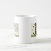 eine kluge alte Eule Kaffeetasse (Mittel)