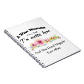 Eine kluge Frau sagte einmal: "Ich bin hier drauße Notizblock (Rechte Seite)