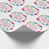 Eine kluge Frau sagte einmal, ich bin hier draußen Geschenkpapier (Ecke)