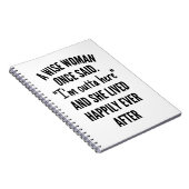 Eine kluge Frau sagte einmal Notizblock (Rechte Seite)