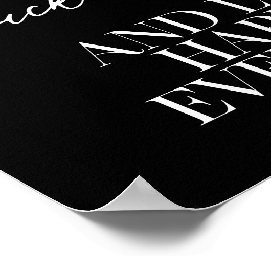 Eine kluge Frau sagte einmal Poster (Ecke)