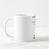 Eine kluge Frau sagte einmal Tasse für Black Labra (Links)