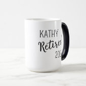 Eine kluge Frau sagte einmal Tasse, Personalisiert Verwandlungstasse (VorderseiteRechts)