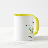 Eine kluge Frau sagte einst Personalisierte Rente Tasse (VorderseiteRechts)