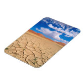 Eine knackte Wüste schlicht Magnet (Linke Seite)