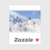 Eine Kneipe am Crowfoot Mountain Alberta Kanada Aufkleber (Blatt)