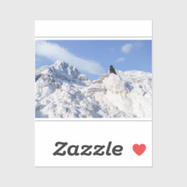 Eine Kneipe am Crowfoot Mountain Alberta Kanada Aufkleber