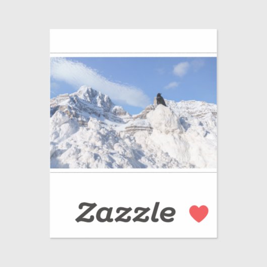 Eine Kneipe am Crowfoot Mountain Alberta Kanada Aufkleber (Blatt)