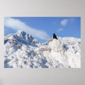 Eine Kneipe am Crowfoot Mountain Alberta Kanada Poster (Vorne)