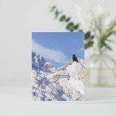 Eine Kneipe am Crowfoot Mountain Alberta Kanada Postkarte (Stehend Vorderseite)