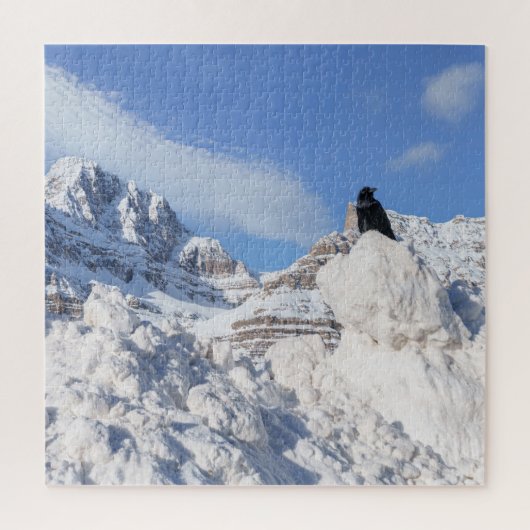 Eine Kneipe am Crowfoot Mountain Alberta Kanada Puzzle (Vertikal)