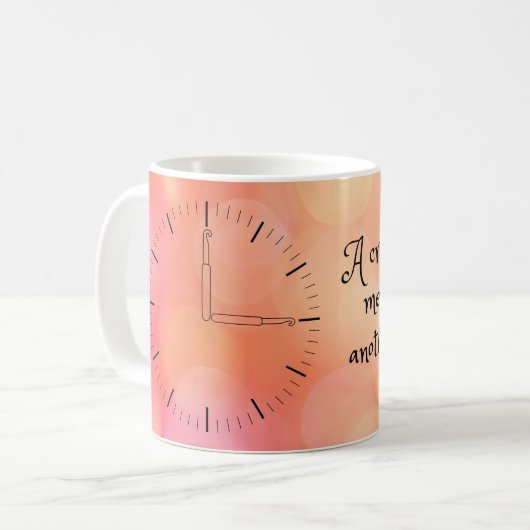 Eine knisternde Minute Kaffee-Tasse Kaffeetasse (Vorderseite Links)
