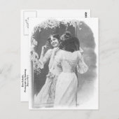 Eine Kokette Postkarte (Vorne/Hinten)