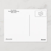 Eine Kokette Postkarte (Rückseite)