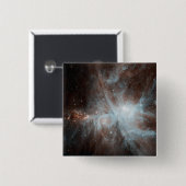 Eine Kolonie heißer junger Sterne im Orionnebel Button (Vorne & Hinten)