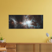 Eine Kolonie heißer junger Sterne im Orionnebel Leinwanddruck (Insitu (Wohnzimmer))