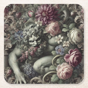 🎭 Eine kolossale Komödie – Gothic Victorian Rechteckiger Pappuntersetzer