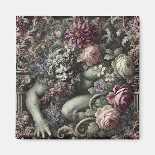 🎭 Eine Kolossalkomödie - gotisch Viktorianisch Magnet (Vorne)