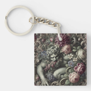 🎭 Eine Kolossalkomödie - gotisch Viktorianisch Schlüsselanhänger