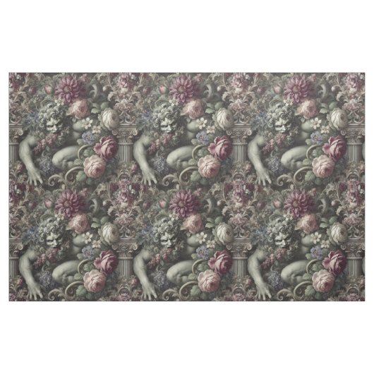 Eine Kolossalkomödie - Gotische Statement-Tile Stoff (Fat Quarter (45,7 x 55,9 cm))