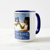 Eine komfortable Tasse, um Ihren Urlaubsfilm zu ge Tasse (VorderseiteRechts)