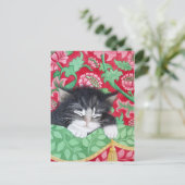 Eine komische Katze! Postkarte (Stehend Vorderseite)