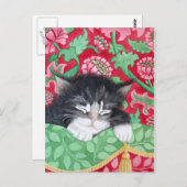 Eine komische Katze! Postkarte (Vorne/Hinten)