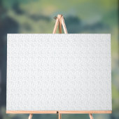 Eine komplett weiße, funkellose Oberfläche füllt d Acrylschild (Neutral)