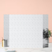 Eine komplett weiße, funkellose Oberfläche füllt d Acrylschild (Hochzeit)