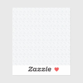 Eine komplett weiße, funkellose Oberfläche füllt d Aufkleber