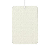 Eine komplett weiße, funkellose Oberfläche füllt d Autolufterfrischer (Vorderseite)