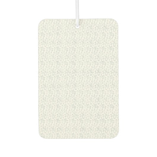 Eine komplett weiße, funkellose Oberfläche füllt d Autolufterfrischer (Vorderseite)