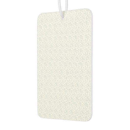 Eine komplett weiße, funkellose Oberfläche füllt d Autolufterfrischer (Links)