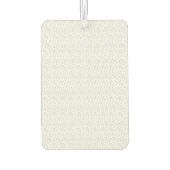 Eine komplett weiße, funkellose Oberfläche füllt d Autolufterfrischer (Rückseite)