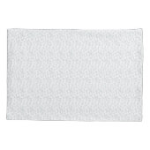 Eine komplett weiße, funkellose Oberfläche füllt d Kissenbezug (Rückseite)