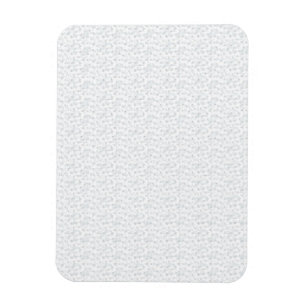 Eine komplett weiße, funkellose Oberfläche füllt d Magnet