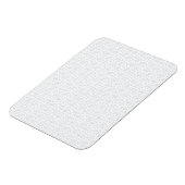 Eine komplett weiße, funkellose Oberfläche füllt d Magnet (Linke Seite)