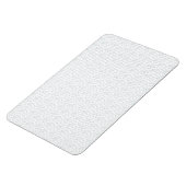 Eine komplett weiße, funkellose Oberfläche füllt d Magnet (Linke Seite)