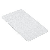 Eine komplett weiße, funkellose Oberfläche füllt d Magnet (Rechte Seite)