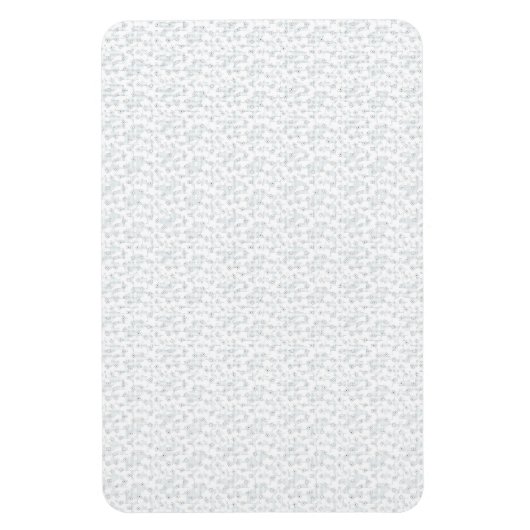 Eine komplett weiße, funkellose Oberfläche füllt d Magnet (Vertikal)