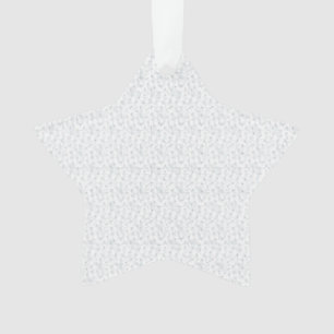 Eine komplett weiße, funkellose Oberfläche füllt d Ornament
