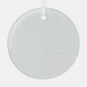 Eine komplett weiße, funkellose Oberfläche füllt d Ornament Aus Glas