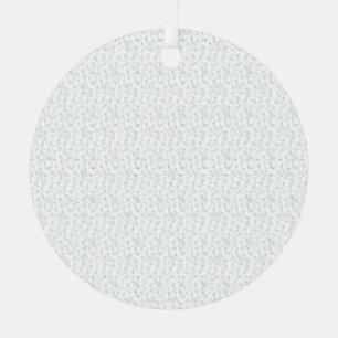 Eine komplett weiße, funkellose Oberfläche füllt d Ornament Aus Metall