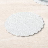 Eine komplett weiße, funkellose Oberfläche füllt d Untersetzer (angewinkelt)