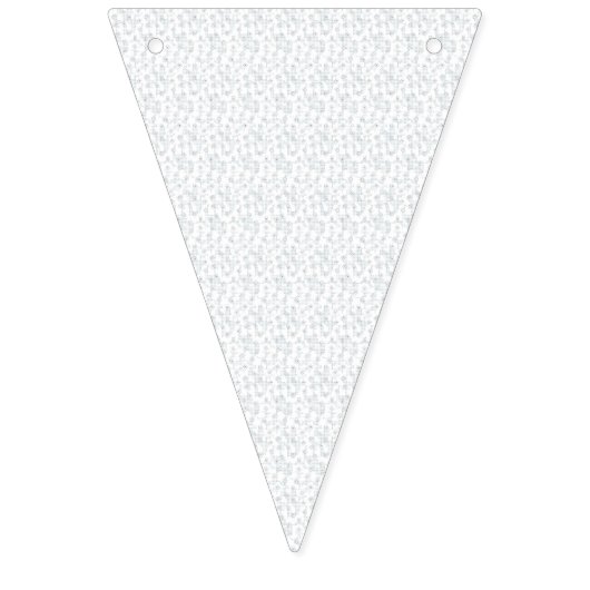 Eine komplett weiße, funkellose Oberfläche füllt d Wimpelkette (Zweite Fahne)