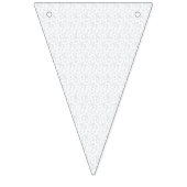 Eine komplett weiße, funkellose Oberfläche füllt d Wimpelkette (Erste Fahne)