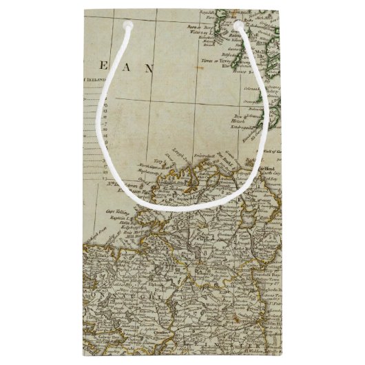 Eine komplette Karte der britischen Inseln Kleine Geschenktüte (Rückseite)